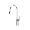 Смеситель для кухни SANCOS Grand с выдвижным изливом, нержавеющая сталь, SC4002BNG