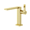 Смеситель для раковины SANCOS Linn, золото брашированное, SC9019BG