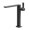 Смеситель для раковины SANCOS Linn высокий, вороненая сталь, SC9020GG
