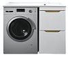 Тумба с раковиной под стиральную машину Azario Magenta, правая, 120 см, CS00079141