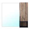 Шкаф с зеркалом Azario GRIS, 90 см, CS00080416