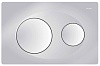 Кнопка смыва Azario, хром матовый, AZ-8200-0010/ P40-0110-0025