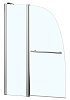 Стеклянная шторка для ванны Azario Boston, 100 см, AZ-142TB