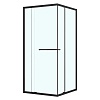 Душевой угол Azario Monako, 90x90, AZ-L47-90-MB-CL