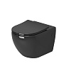 Унитаз безободковый Grossman Color, подвесной, GR-4411blackS