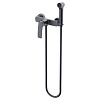 Накладной смеситель с гигиеническим душем Azario Conda, графит, AZ-K2511GR