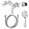 Смеситель для ванны Azario EXQUISITE, хром, AZ-VSN238340C