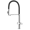 Смеситель для кухни Azario ADVANTAGE, хром/черный, AZ-VRG569223C