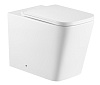 Унитаз Iberica Blanca Toledo Alto, приставной, безободковый, IB.TLA.331.1B1