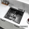 Кухонная мойка Esbano, 65 см, ESMKCASCM