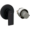 Встраиваемый смеситель для душа Hansgrohe Rebris E, черный матовый, 72658670