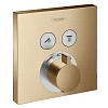 Встраиваемый смеситель для душа Hansgrohe ShowerSelect, бронза, 15763140