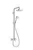 Душевая система Hansgrohe Croma Select E, 27258400