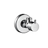 Запорный вентиль Hansgrohe, хром, 13901000