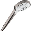 Лейка для душа Hansgrohe Croma Select E, шлифованный черный хром, 26814340