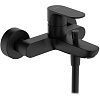 Смеситель для ванны Hansgrohe Rebris S, черный матовый, 72440670