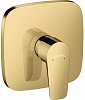 Встраиваемый смеситель для ванны Hansgrohe Talis S, золото, 71765990