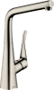 Смеситель для кухни Hansgrohe Metris, сталь, 14822800