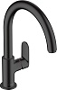 Смеситель для кухни Hansgrohe Vernis Blend, черный, 71870670