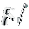 Смеситель для раковины с гигиеническим душем Hansgrohe Focus, 31926000