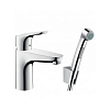 Смеситель для раковины с гигиеническим душем Hansgrohe Focus, хром, 31927000