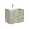 Тумба с раковиной SANCOS SNOB R, 59 см, SNR60/39CE+CN7025