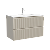 Тумба с раковиной SANCOS SNOB R, 79 см, SNR80/39CE+CN7026