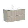 Тумба с раковиной SANCOS SNOB R, 89 см, SNR90/39CE+CN7030