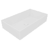 Раковина накладная GSG Ceramic Design Box, 60 см, BXLA60000