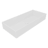 Раковина накладная GSG Ceramic Design Box, 80 см, BXLA80000