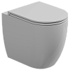 Чаша приставного унитаза GSG Ceramic Design Like, белый глянцевый, RULKWC01000PFI