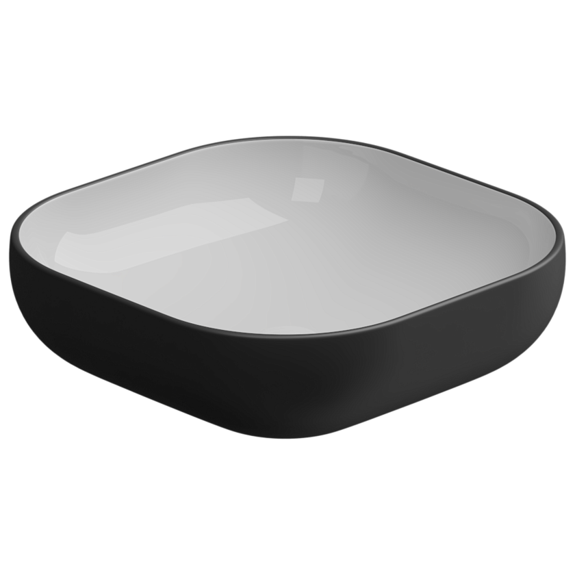 Раковина накладная GSG Ceramic Design Easy, 45 см, EALAVQU45BI000/003