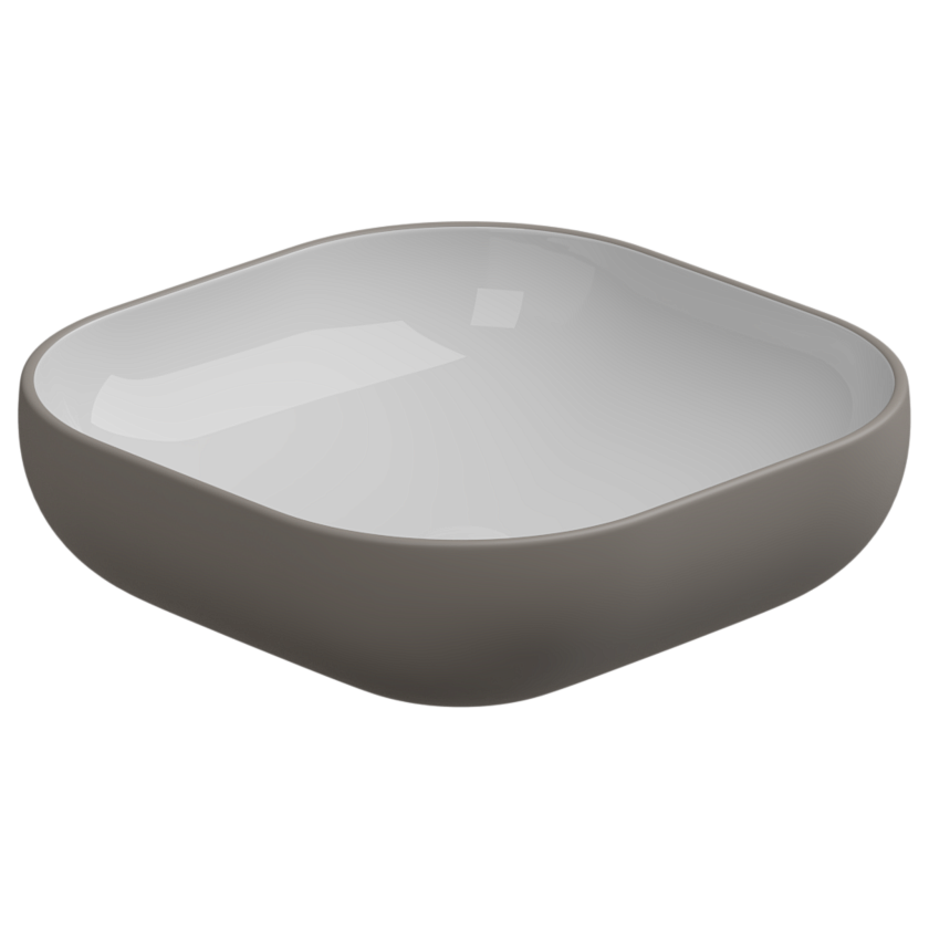Раковина накладная GSG Ceramic Design Easy, 45 см, EALAVQU45BI000/030