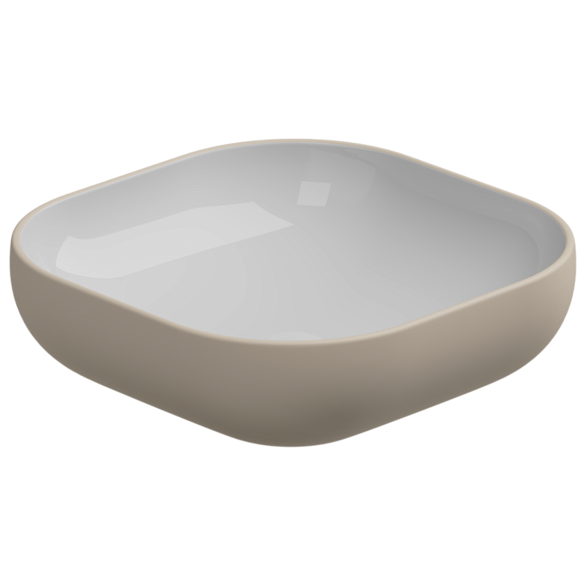 Раковина накладная GSG Ceramic Design Easy, 45 см, EALAVQU45BI000/034