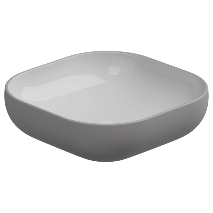 Раковина накладная GSG Ceramic Design Easy, 45 см, EALAVQU45BI000/038