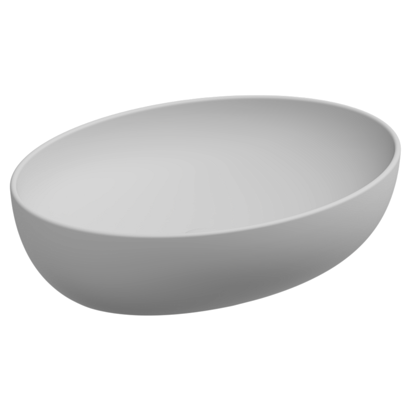 Раковина накладная GSG Ceramic Design Easy, 55 см, EALAVOV55001