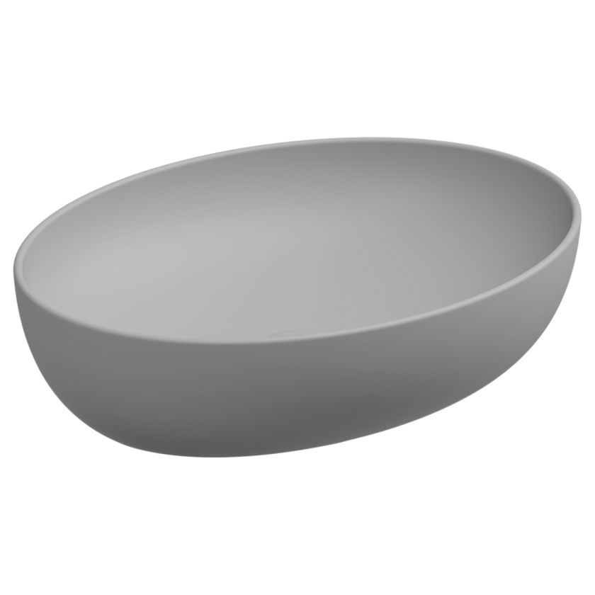 Раковина накладная GSG Ceramic Design Easy, 55 см, EALAVOV55033