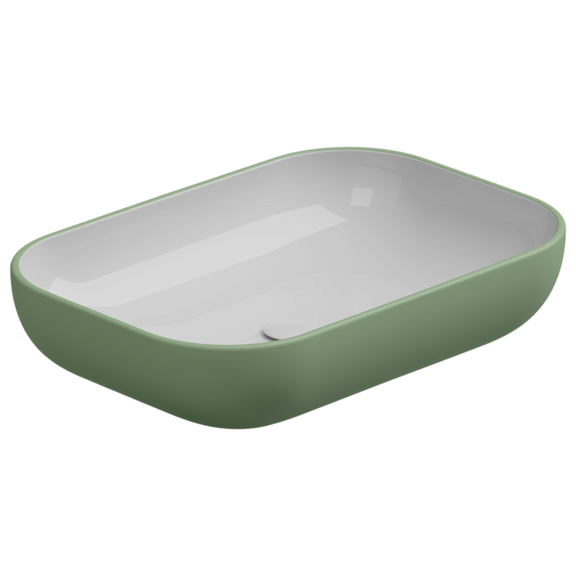 Раковина накладная GSG Ceramic Design Easy, 60 см, EALAVRE60BI000/031