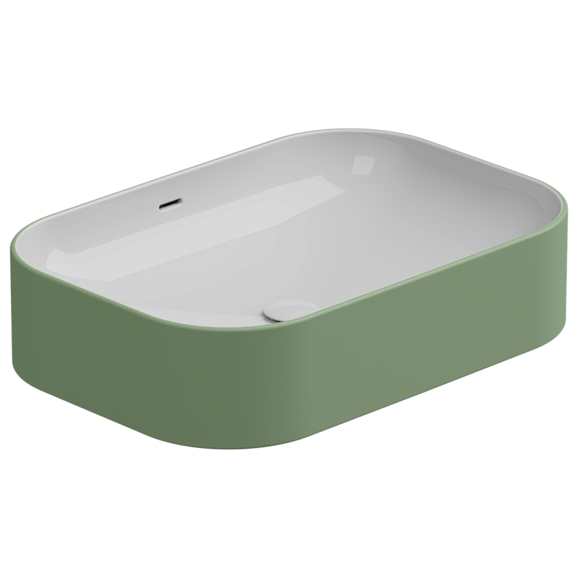Раковина накладная GSG Ceramic Design Easy, 60 см, EALAVTP60BI000/031
