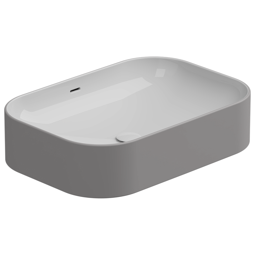 Раковина накладная GSG Ceramic Design Easy, 60 см, EALAVTP60BI000/038