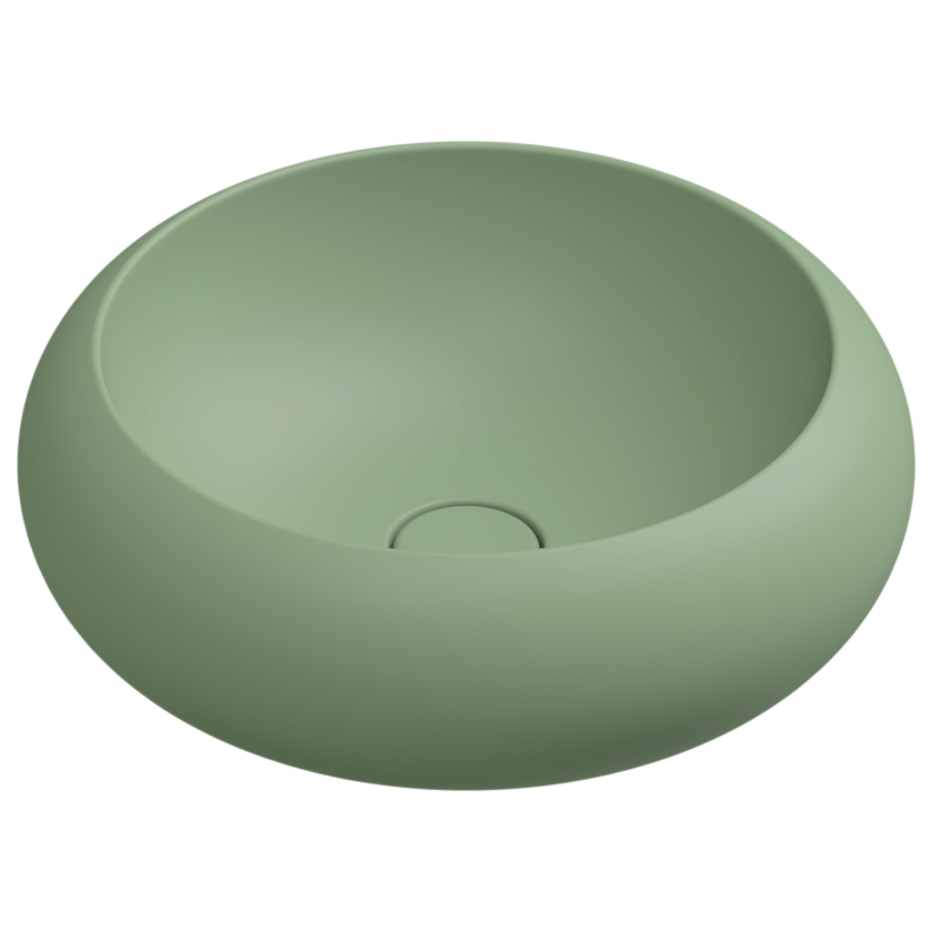 Раковина накладная GSG Ceramic Design Petra, 42 см, PELAV42031