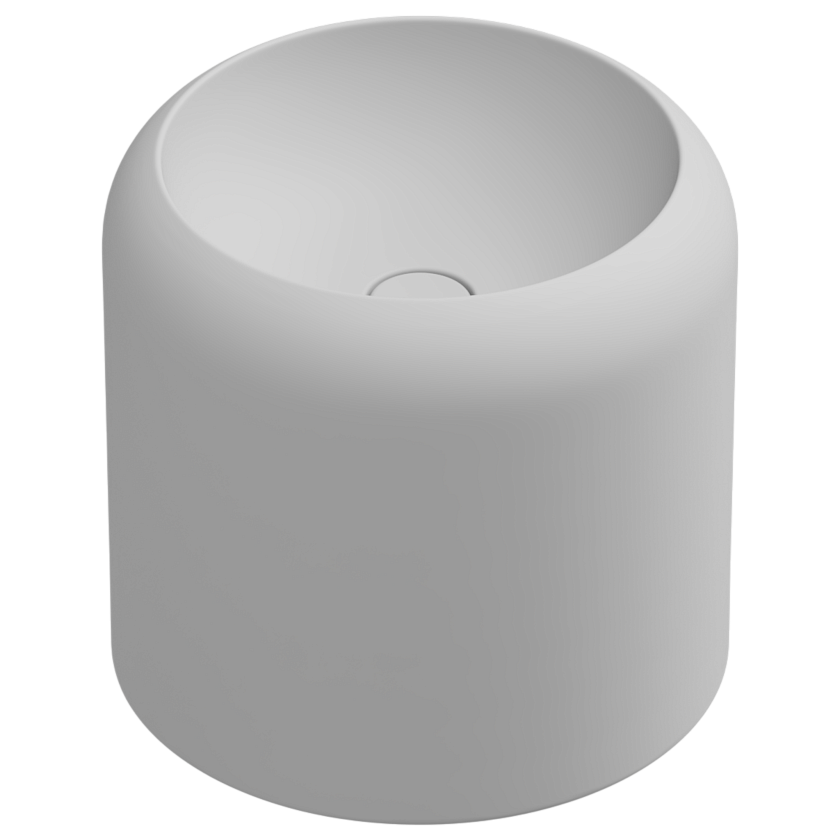 Раковина накладная GSG Ceramic Design Petra, 42 см, PELAVSECOLFS001