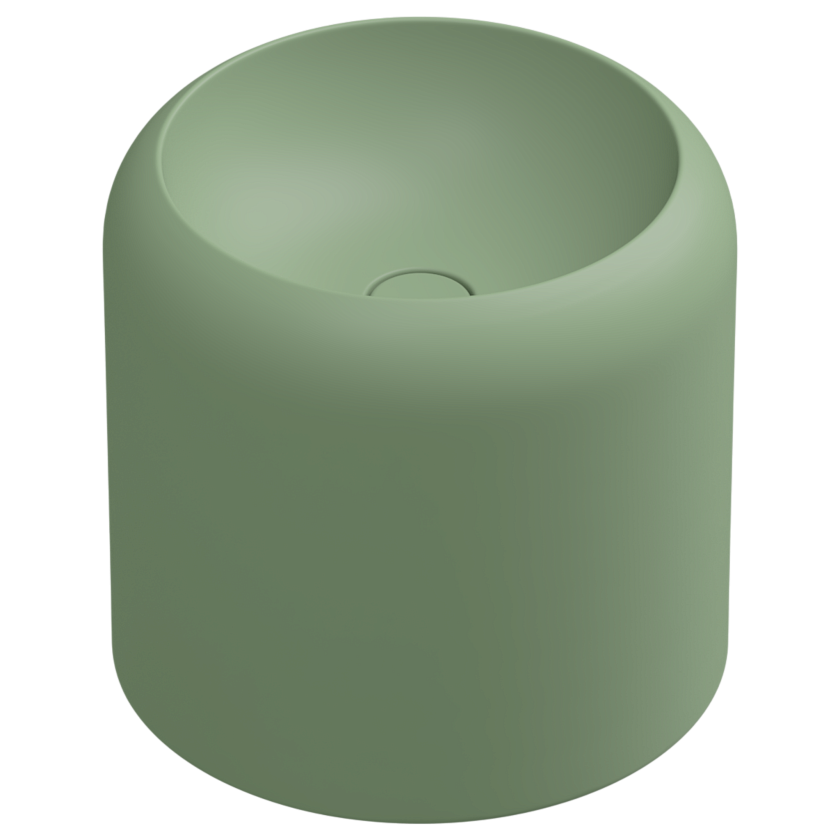 Раковина накладная GSG Ceramic Design Petra, 42 см, PELAVSECOLFS031
