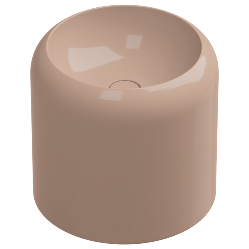 Раковина накладная GSG Ceramic Design Petra, 42 см, PELAVSECOLFS039