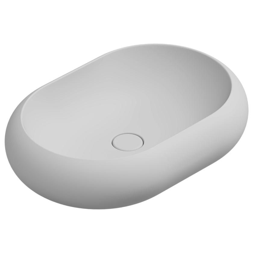 Раковина накладная GSG Ceramic Design Petra, 60 см, PELAV60001