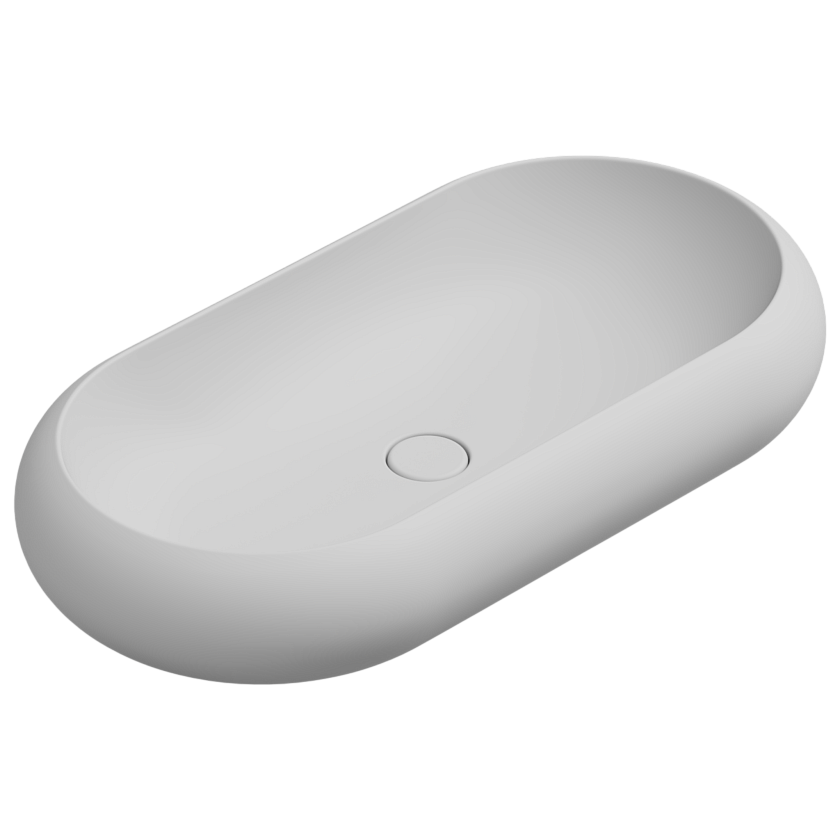 Раковина накладная GSG Ceramic Design Petra, 80 см, PELAV80001