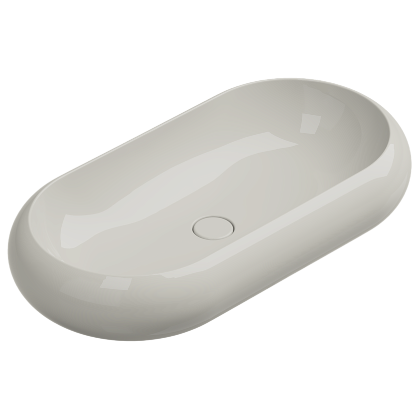Раковина накладная GSG Ceramic Design Petra, 80 см, PELAV80013