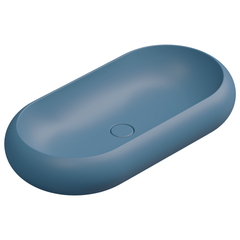 Раковина накладная GSG Ceramic Design Petra, 80 см, PELAV80027