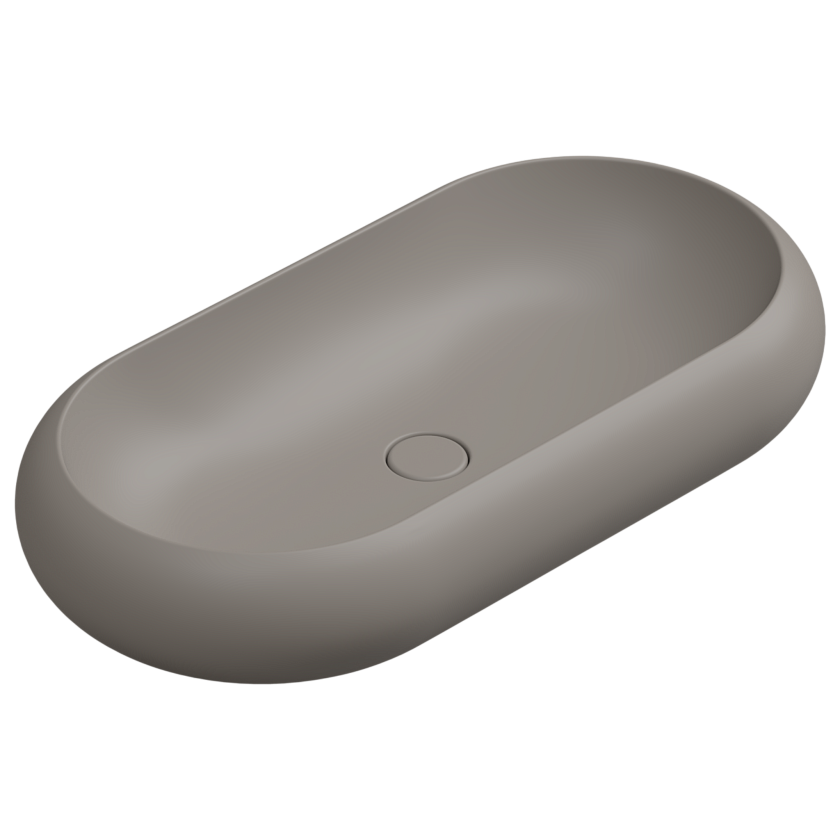 Раковина накладная GSG Ceramic Design Petra, 80 см, PELAV80030