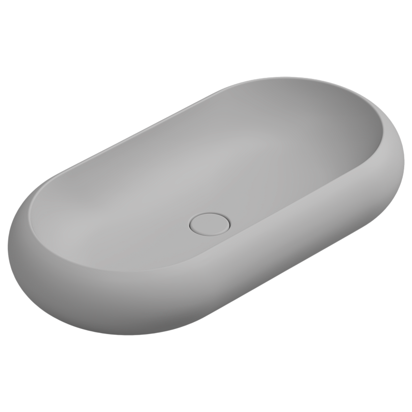 Раковина накладная GSG Ceramic Design Petra, 80 см, PELAV80033